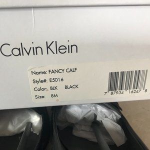 Women Calvin Klein black shoes size 8